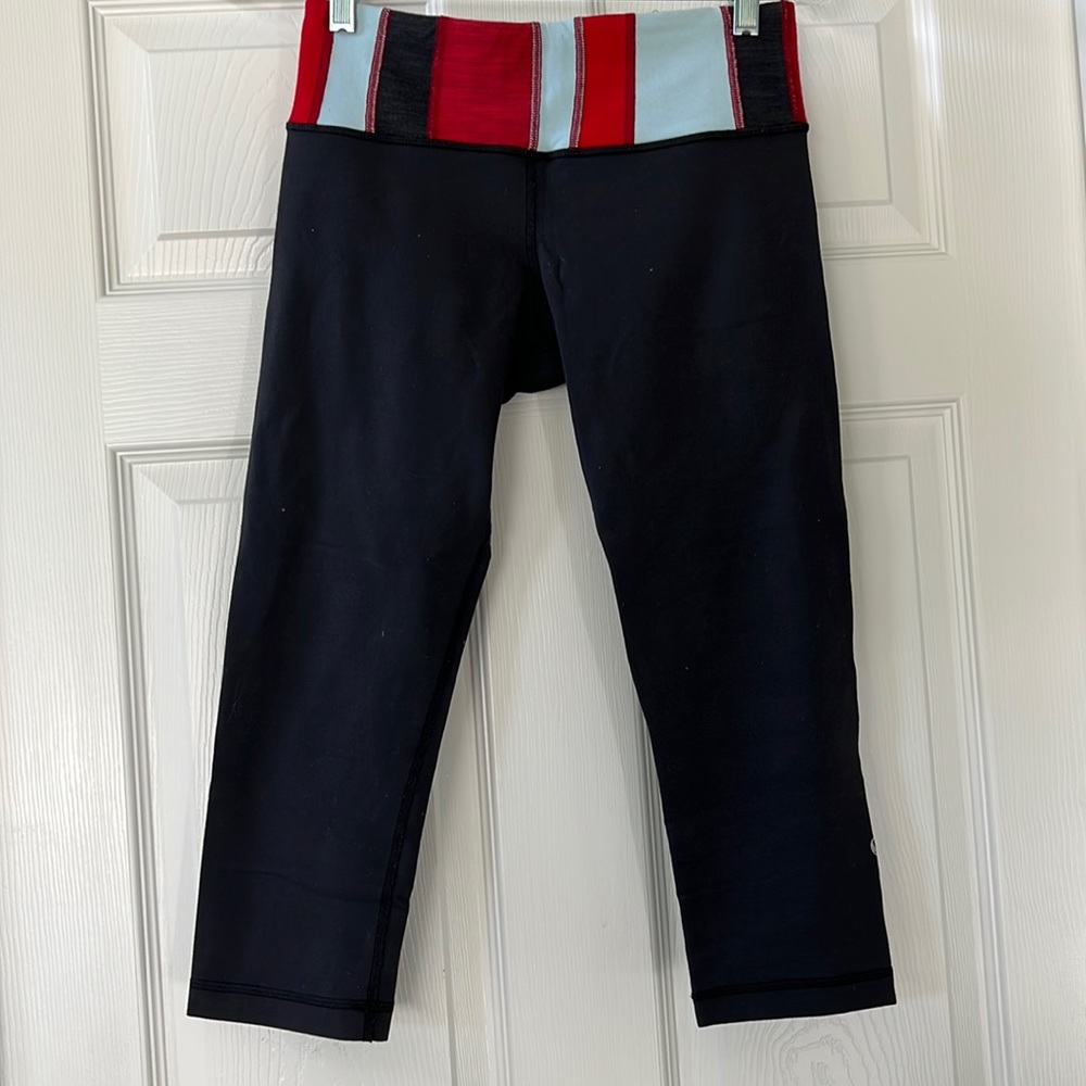 Lululemon Reversible Wunder Under Capri Crop 6